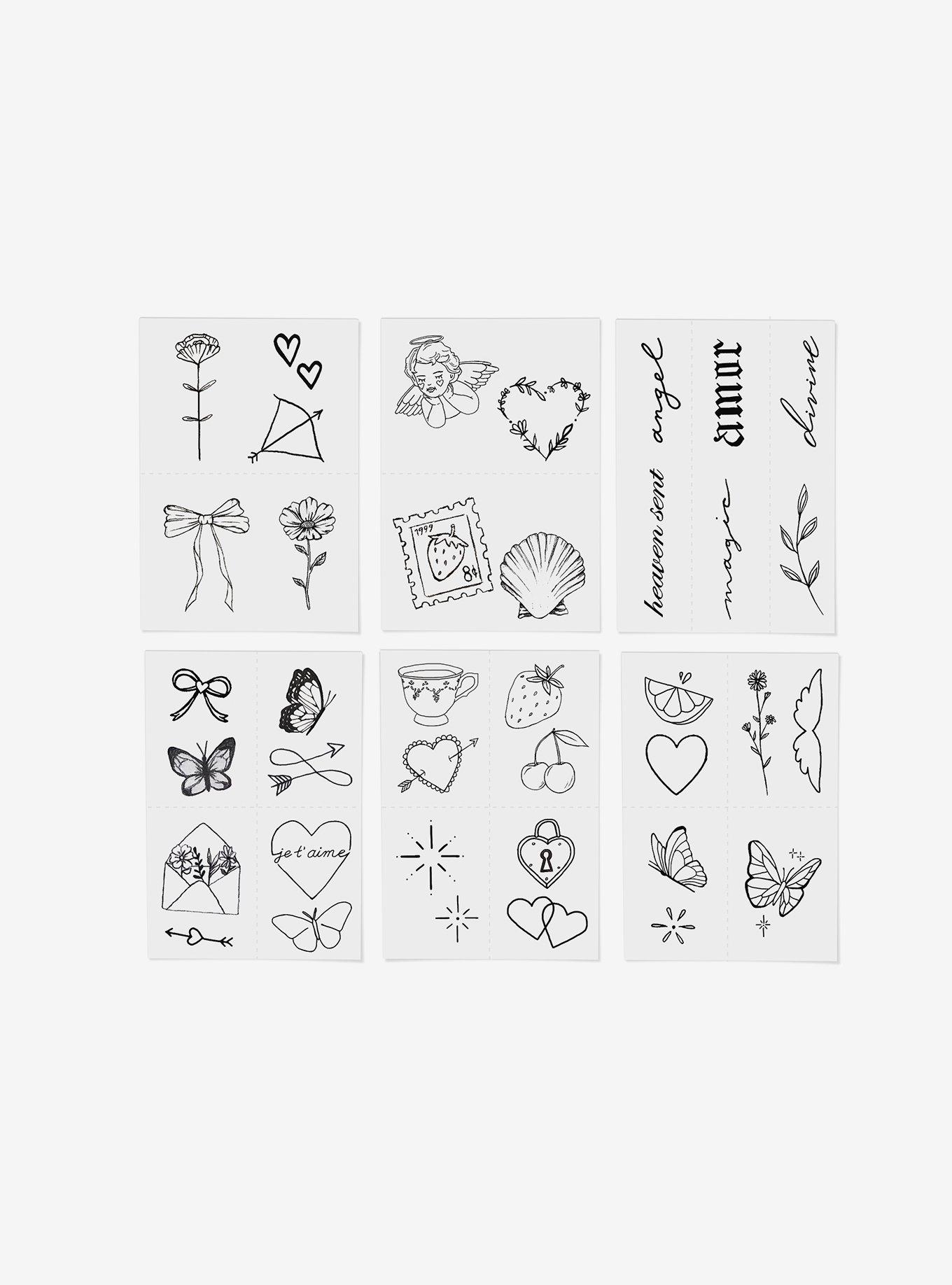 INKED By Dani Heaven Sent Temporary Tattoo Set, , hi-res