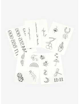INKED By Dani Lucky Girl Temporary Tattoo Set, , hi-res