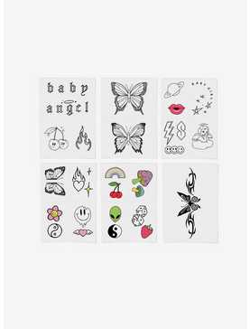 INKED By Dani Y2K Icons Temporary Tattoo Set, , hi-res