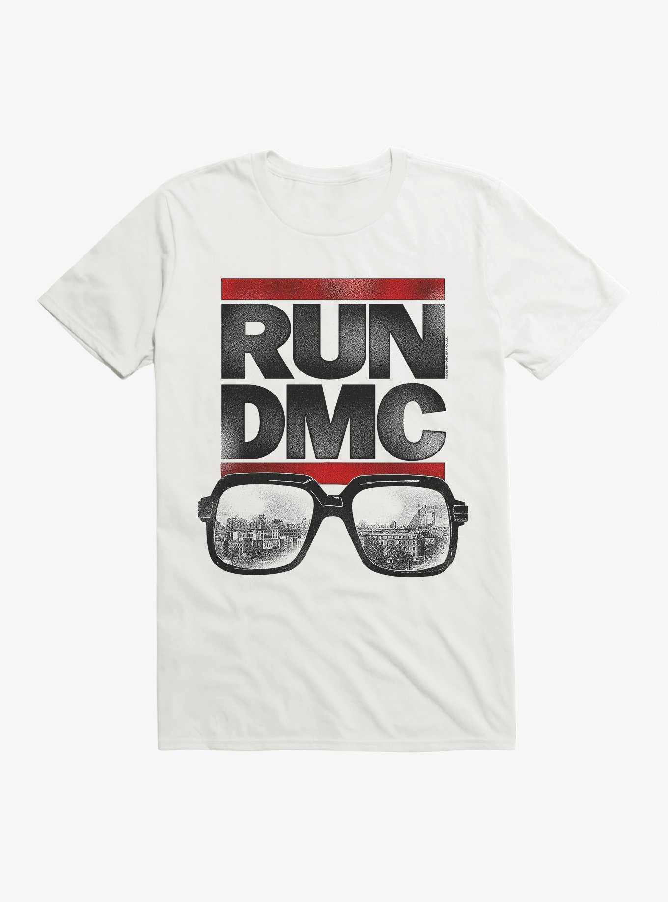 Run DMC New York Cityscape Glasses T-Shirt, , hi-res