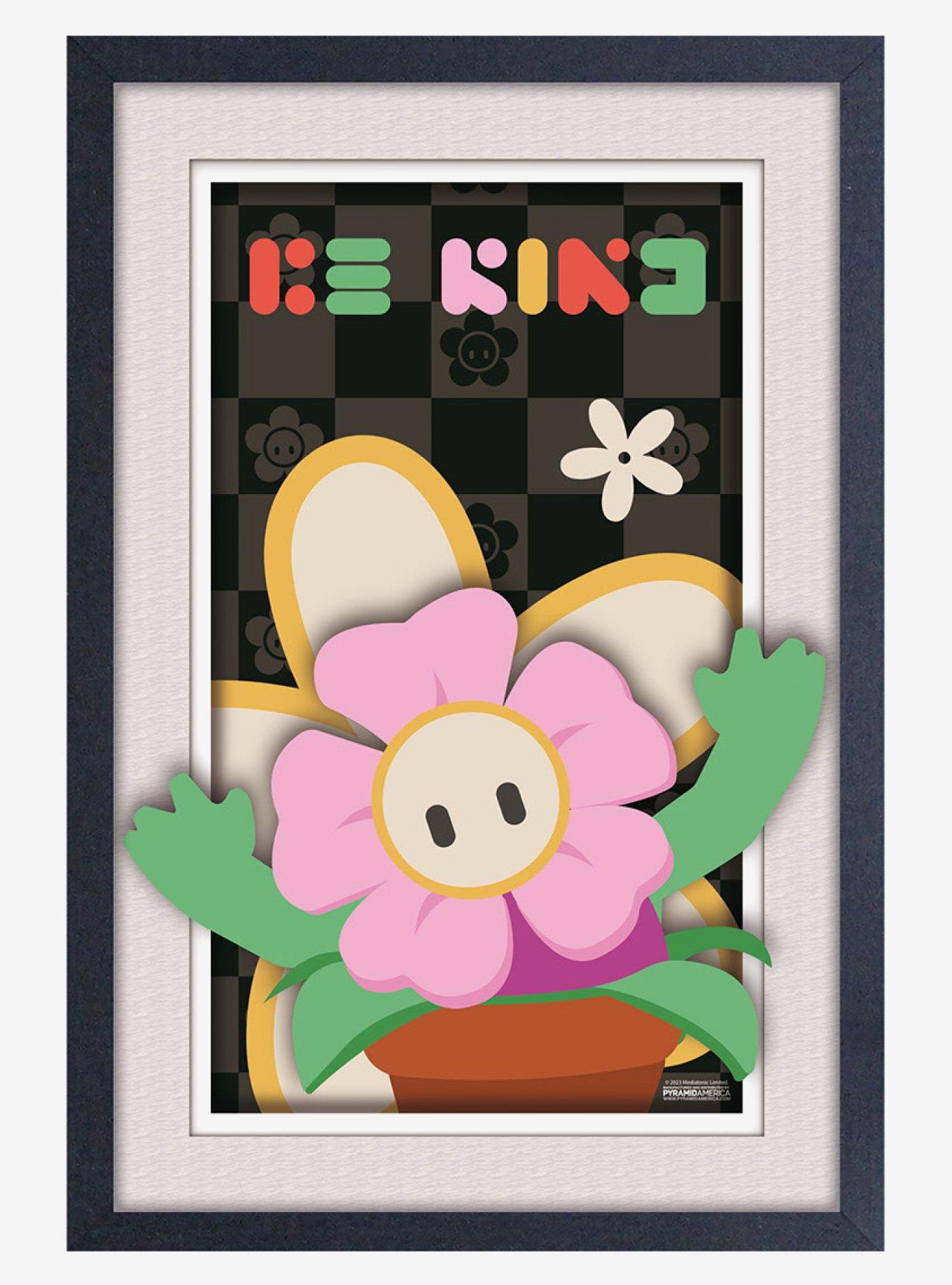 Fall Guys Be Kind Faux Matte Under Plexiglass Framed Poster, , hi-res