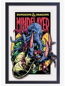 Dungeons & Dragons Mindflayer Faux Matte Under Plexiglass Framed Poster, , hi-res