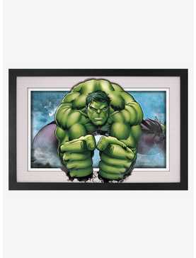 Marvel Avengers Hulk Smash Faux Matte Under Plexiglass Framed Poster, , hi-res