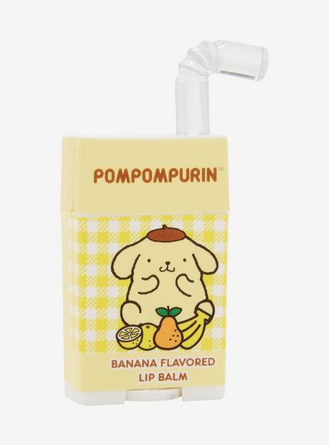 Sanrio Pompompurin Banana Flavored Juice Box Lip Balm -- BoxLunch ...