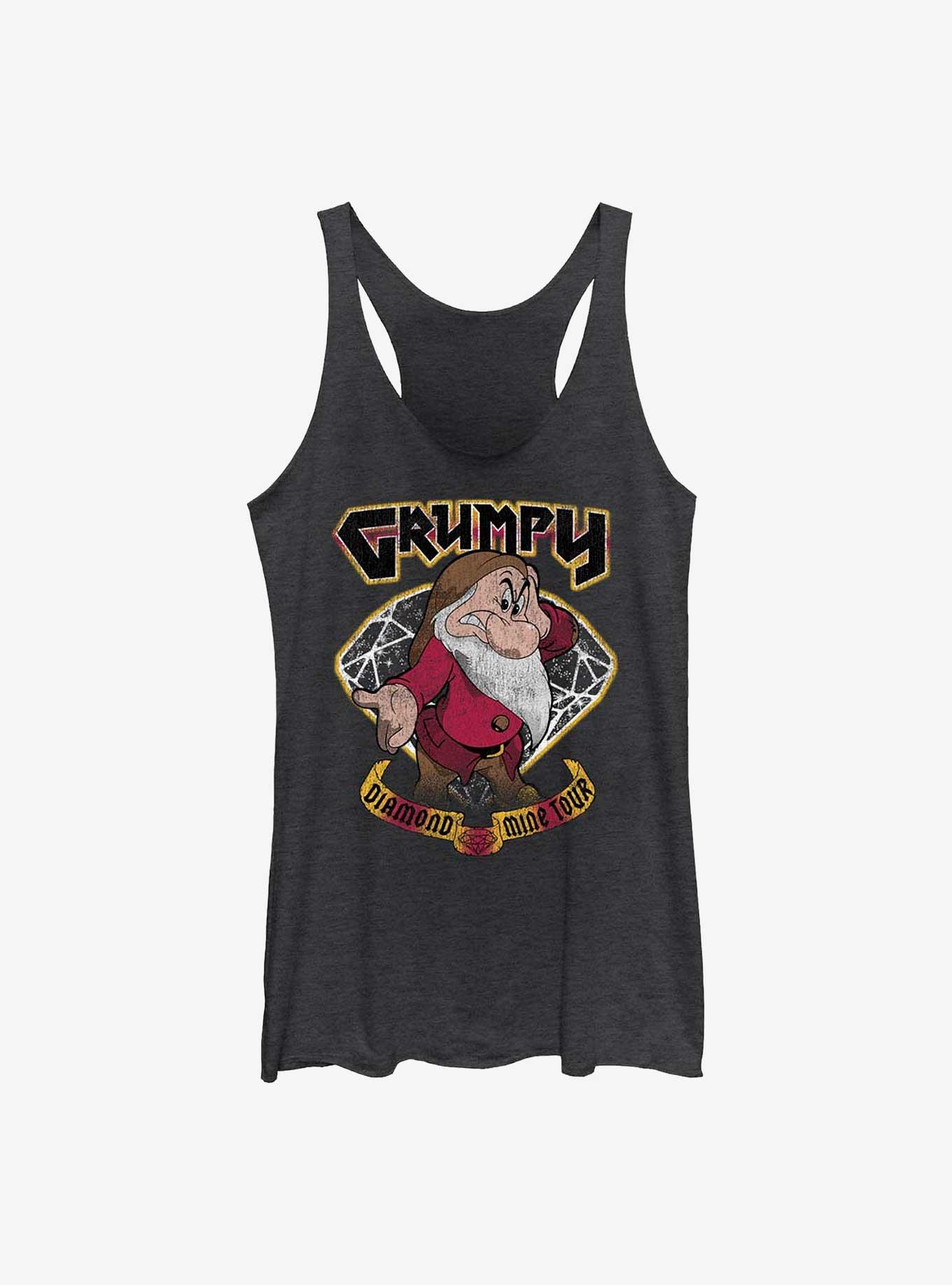 Disney Snow White and the Seven Dwarfs Grumpster Womens Tank Top, , hi-res