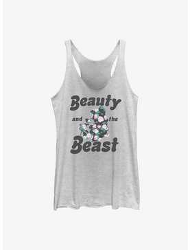 Disney Beauty and the Beast Belle Floral Fill Womens Tank Top, , hi-res