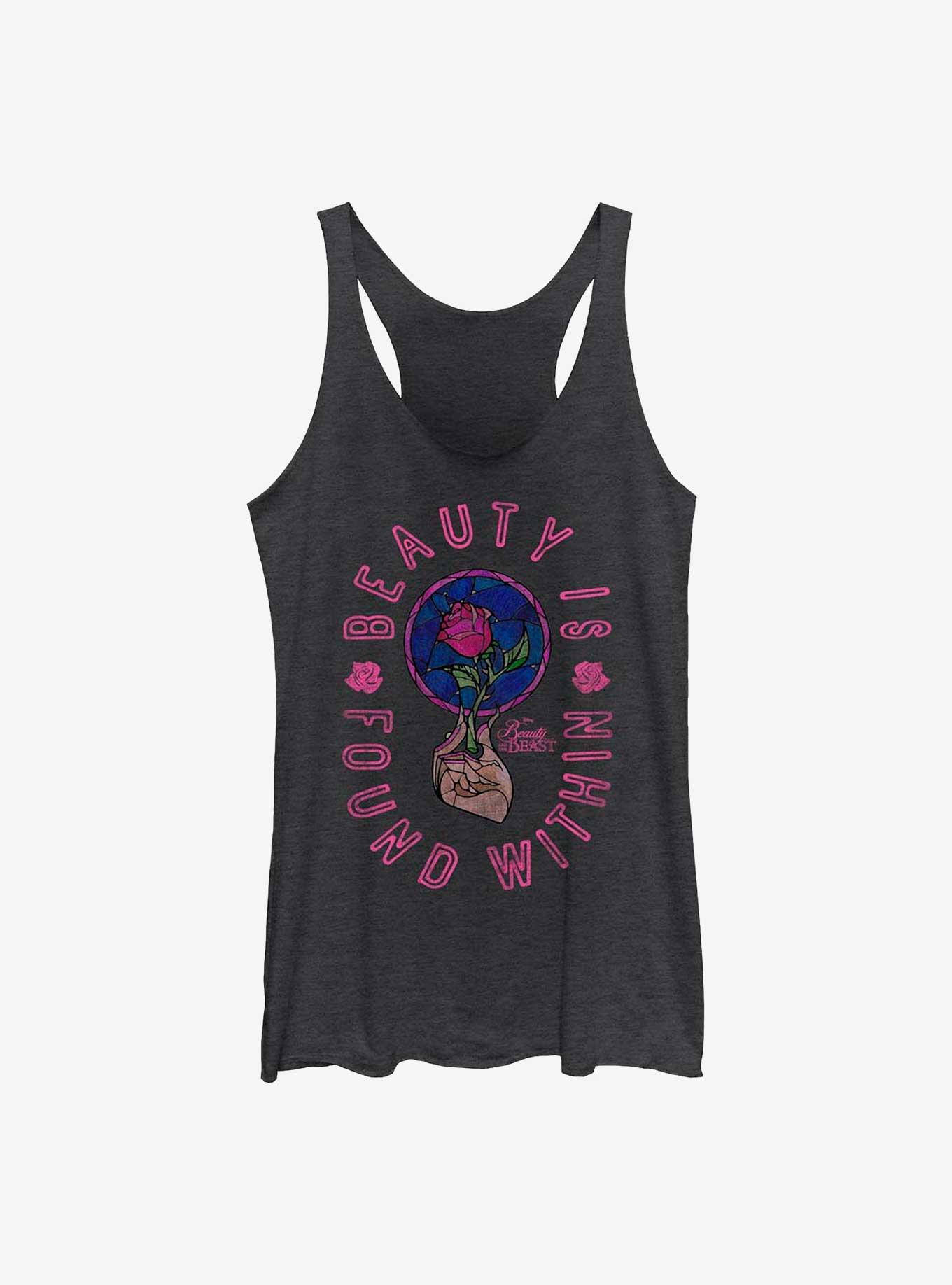 Disney Beauty and the Beast Beauty Is Found Within Womens Tank Top