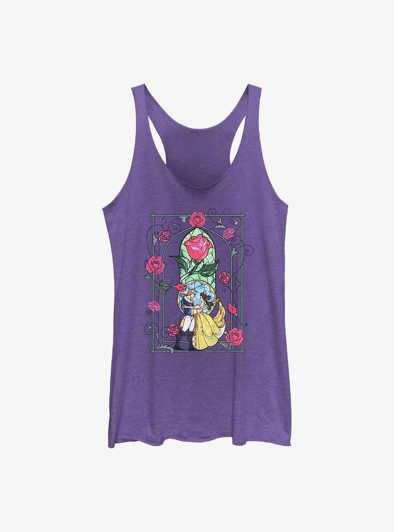 Disney Beauty and the Beast Beauty Dance Womens Tank Top, PUR HTR, hi-res