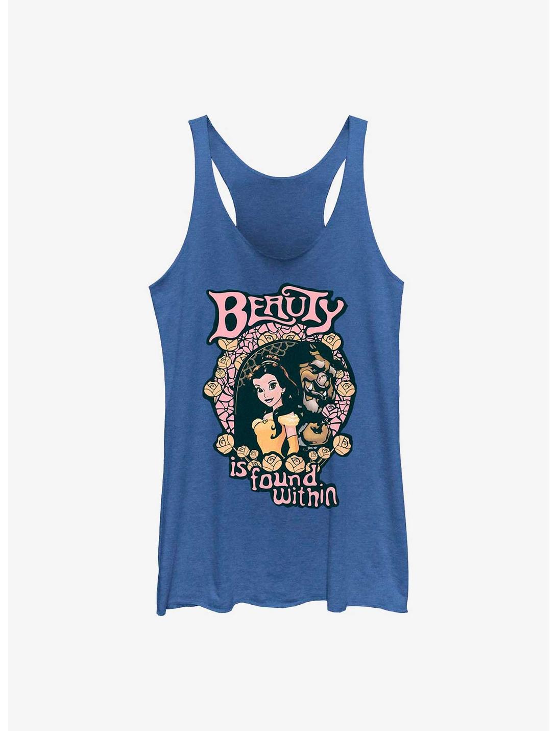 Disney Beauty and the Beast Beauty Is Found Within Womens Tank Top, ROY HTR, hi-res