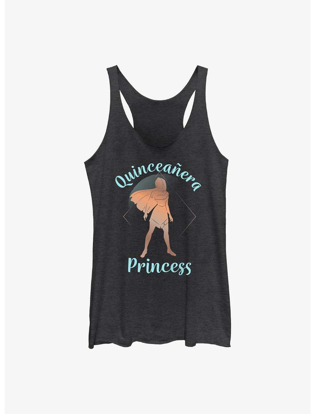 Disney Pocahontas Birthday Quinceanera Princess Pocahontas Womens Tank Top, BLK HTR, hi-res