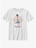 Disney The Princess and the Frog Tiana's Place Where Dreams Come True Youth T-Shirt, WHITE, hi-res