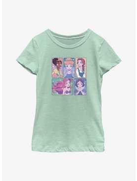 Disney Snow White and the Seven Dwarfs Anime Style Princess Panels Youth Girls T-Shirt, , hi-res