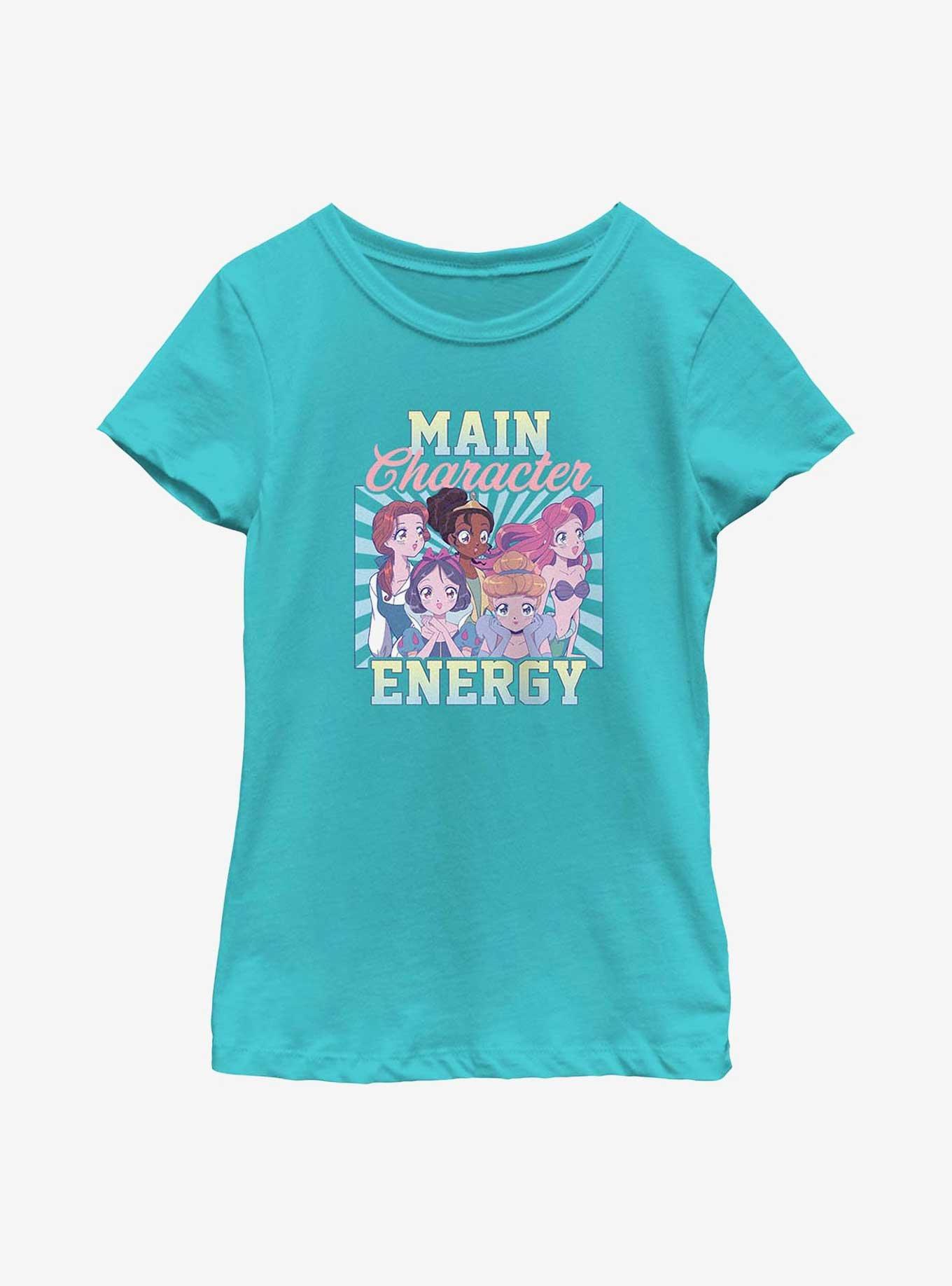 Disney Cinderella Main Character Energy Youth Girls T-Shirt, , hi-res
