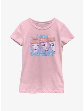 Disney Cinderella Anime Style I Am A Dreamerer Youth Girls T-Shirt, , hi-res