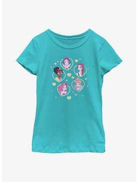 Disney The Princess and the Frog Hearts And Princesses Youth Girls T-Shirt, , hi-res