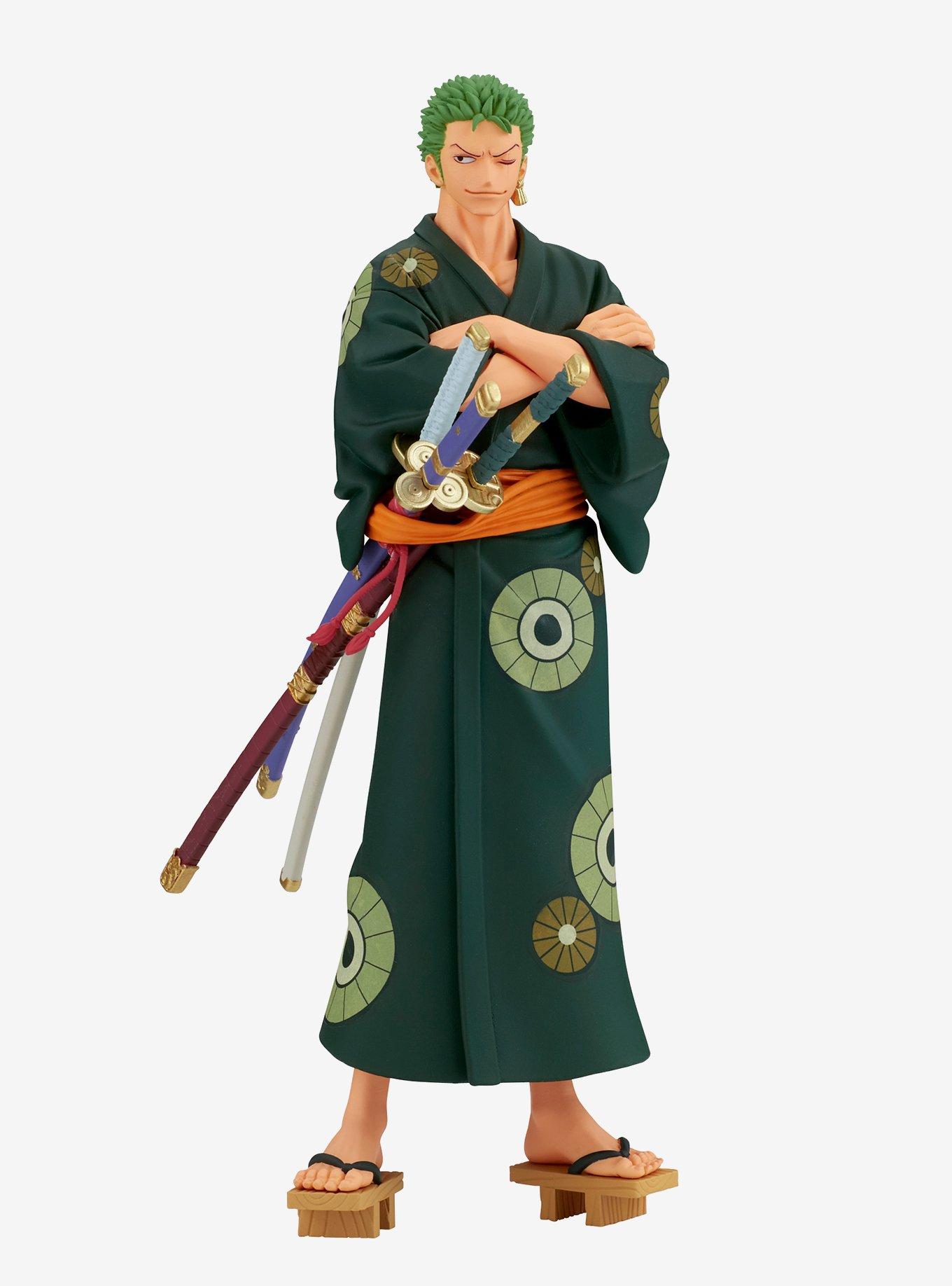 Banpresto One Piece DXF The Grandline Series Wano Country Roronoa Zoro (Yukata Ver.) Figure, , hi-res