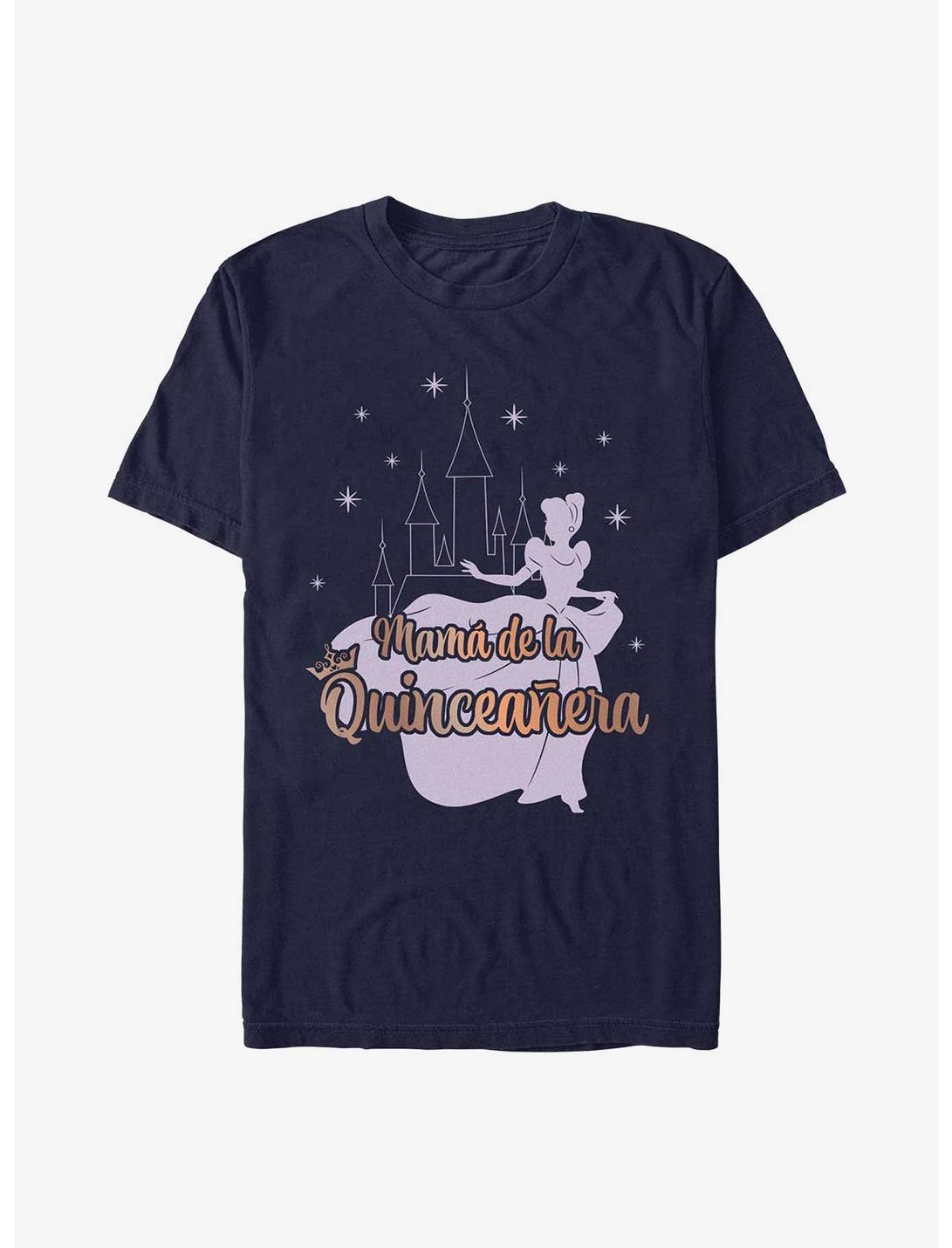 Disney Princess Cinderella Birthday Quinceanera Mom T-Shirt, NAVY, hi-res