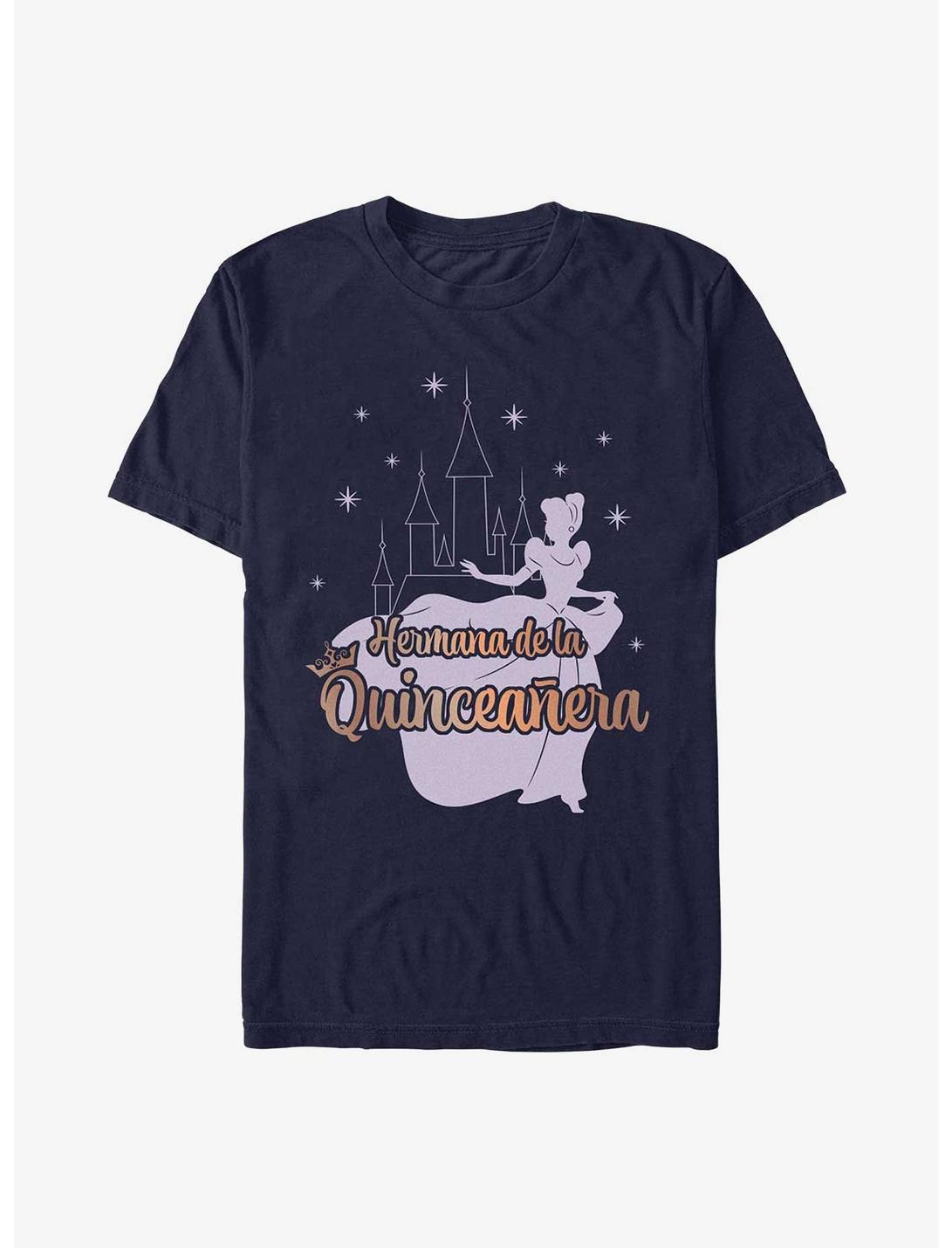 Disney Princess Cinderella Birthday Quinceanera Sister T-Shirt, NAVY, hi-res