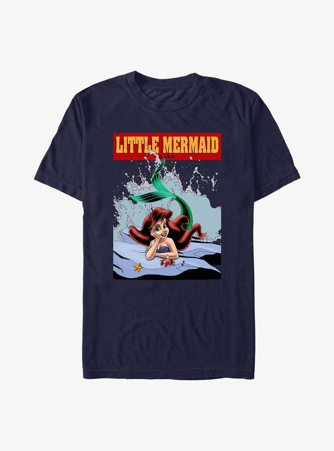 Disney The Little Mermaid Little Miss Under The Sea T-Shirt, NAVY, hi-res