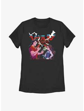 Disney Beauty and the Beast Anime Style Belle and Gaston I Can Prove It Womens T-Shirt, , hi-res