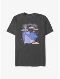 Disney Cinderella Anime Style Princess Slipper T-Shirt, CHARCOAL, hi-res