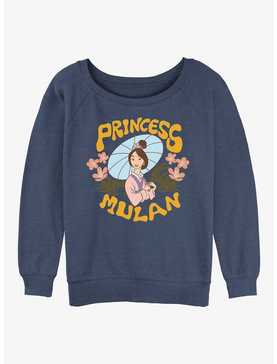 Disney Mulan Princess Mulan Womens Slouchy Sweatshirt, , hi-res