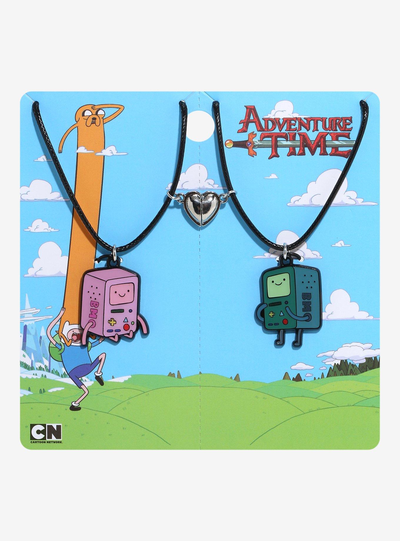 Adventure Time BMO Magnetic Best Friend Cord Necklace Set, , hi-res