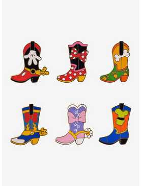 Our Universe Disney Classic Character Cowboy Boot Blind Box Enamel Pin — BoxLunch Exclusive, , hi-res