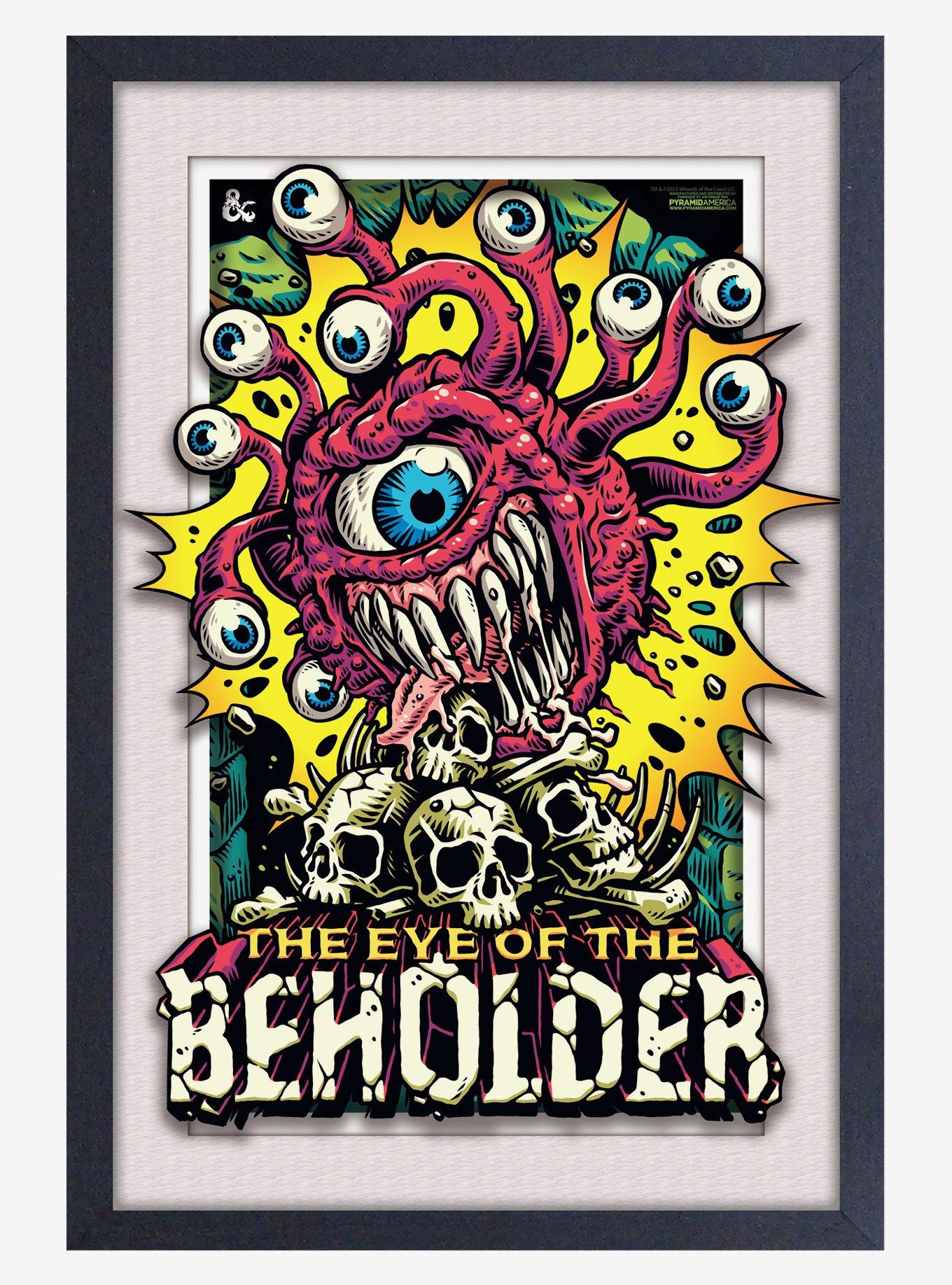 Dungeons & Dragons Beholder Faux Matte Under Plexiglass Framed Poster, , hi-res