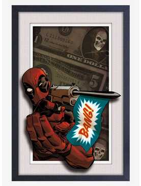 Marvel Deadpool Bang! Faux Matte Under Plexiglass Framed Poster, , hi-res