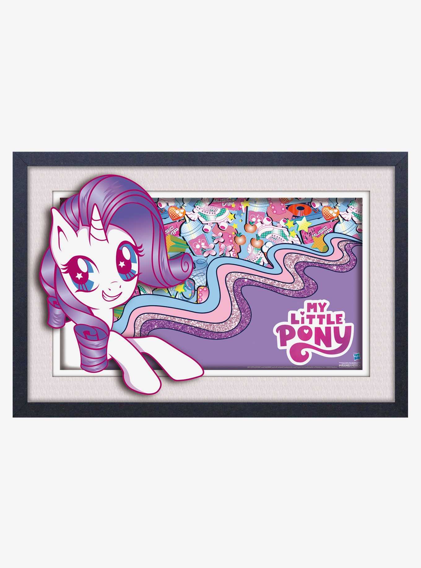 My Little Pony Waves Faux Matte Under Plexiglass Framed Poster, , hi-res