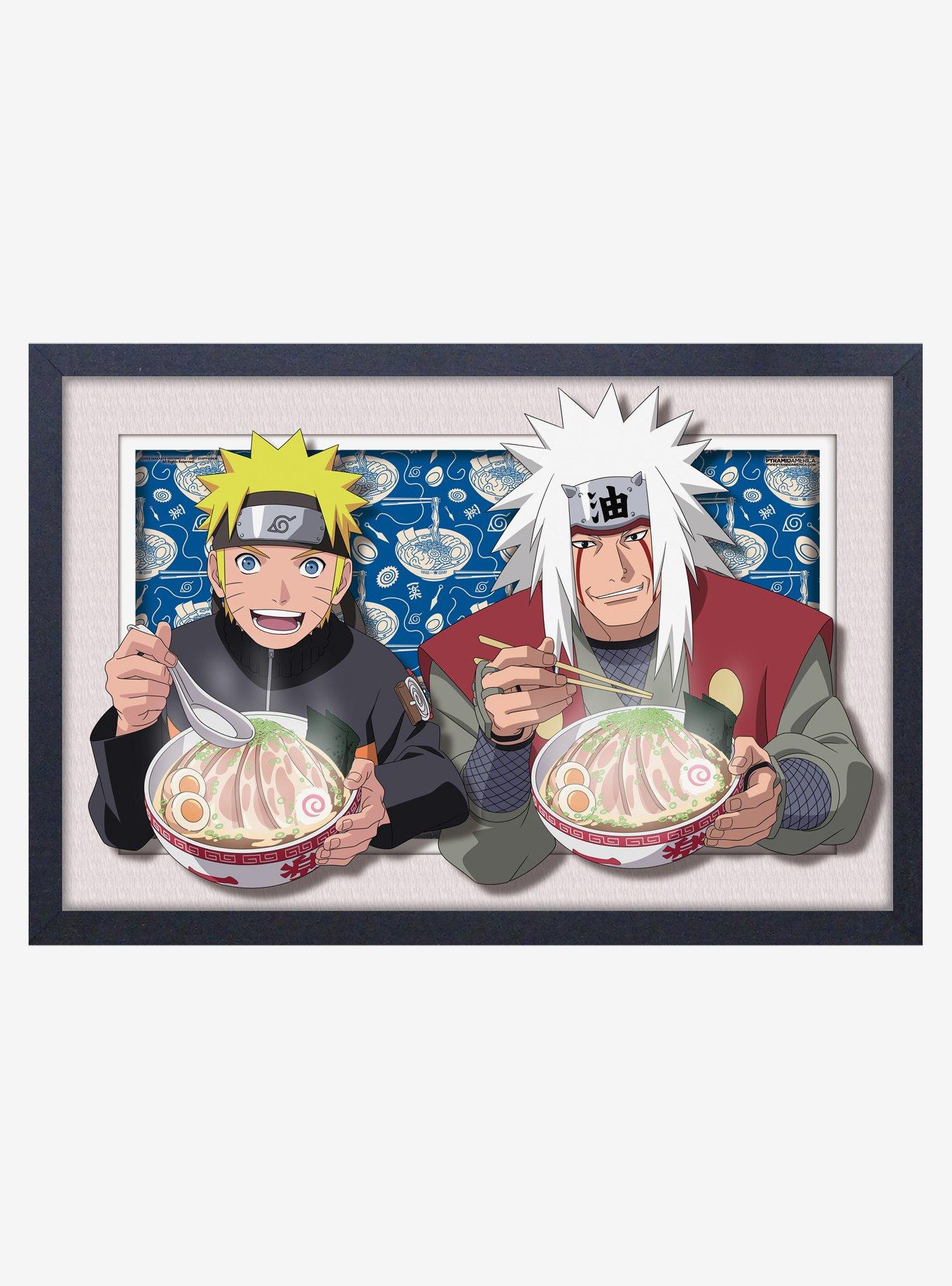 Naruto Shippuden Ramen Faux Matte Under Plexiglass Framed Poster, , hi-res