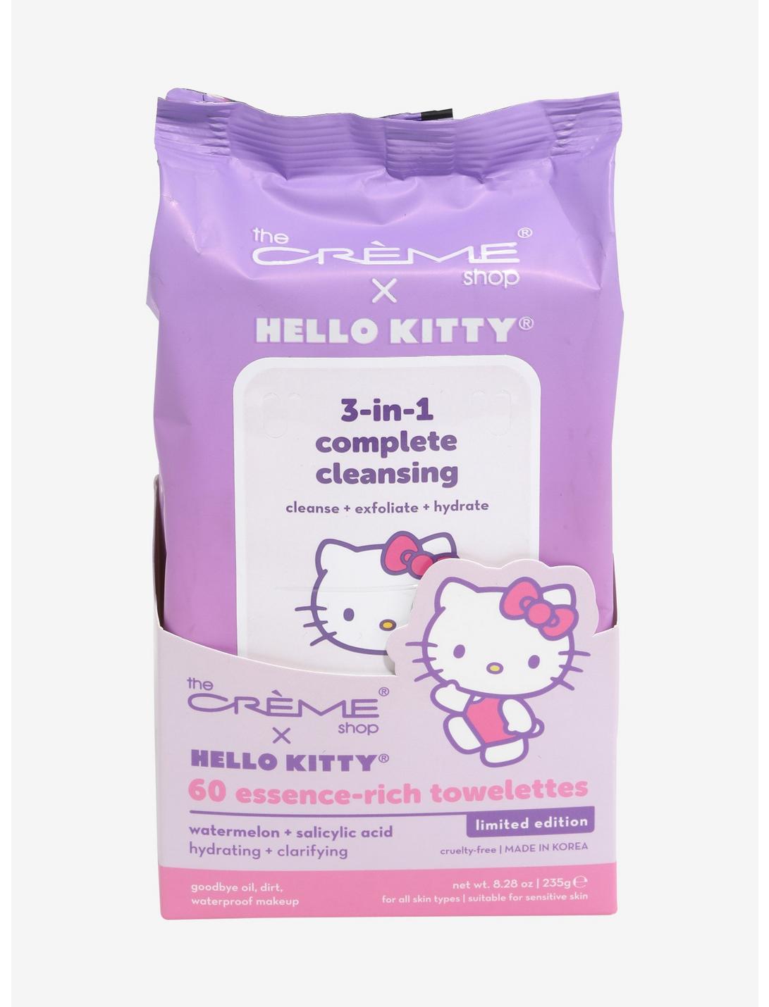 The Creme Shop Hello Kitty 3-In-1 Complete Cleansing Towelettes, , hi-res