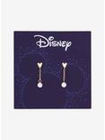 Disney Mickey Mouse Gold Pearl Drop Earrings - BoxLunch Exclusive, , hi-res