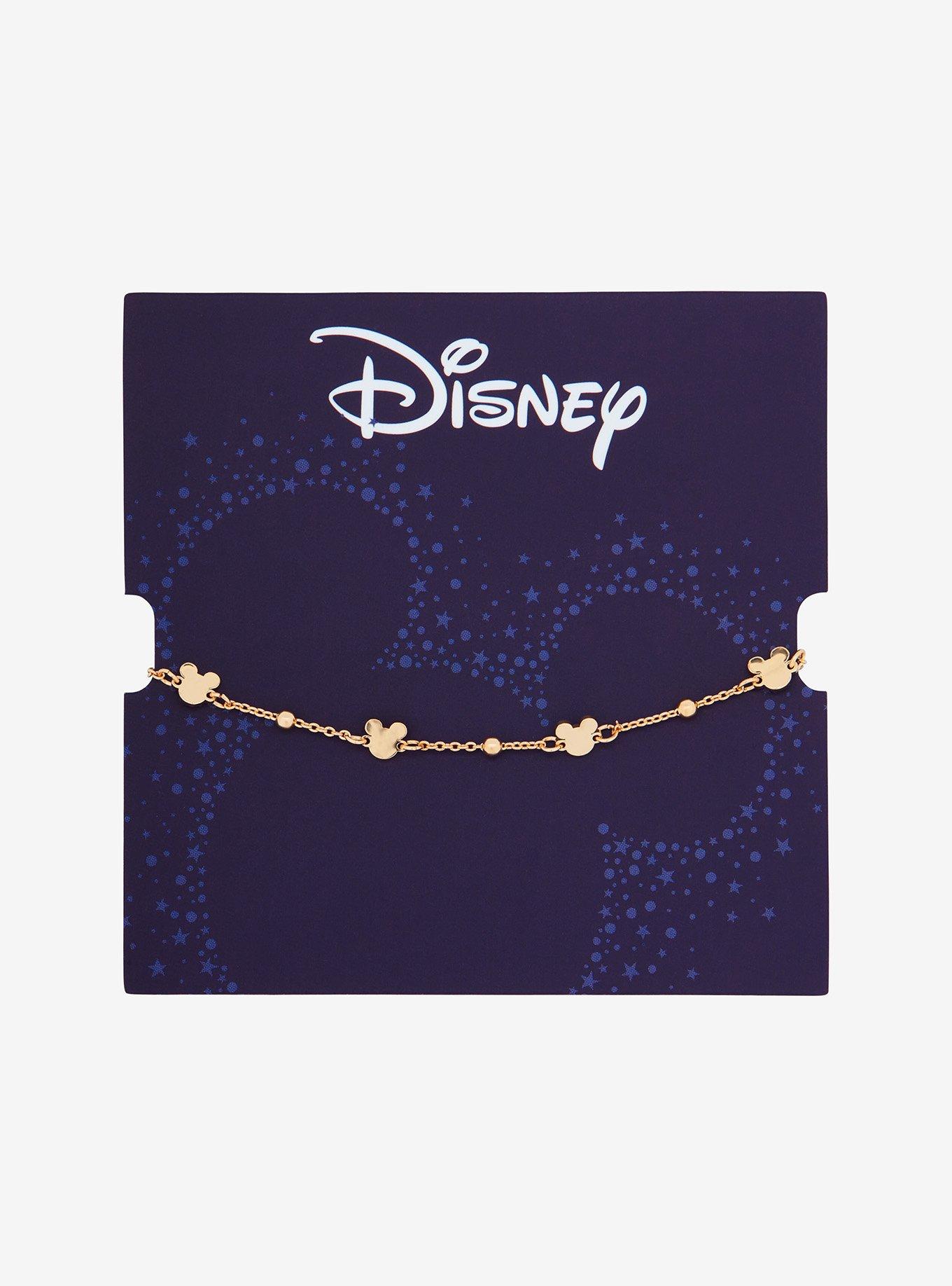 Disney Mickey Mouse Silhouettes Gold Bracelet - BoxLunch Exclusive