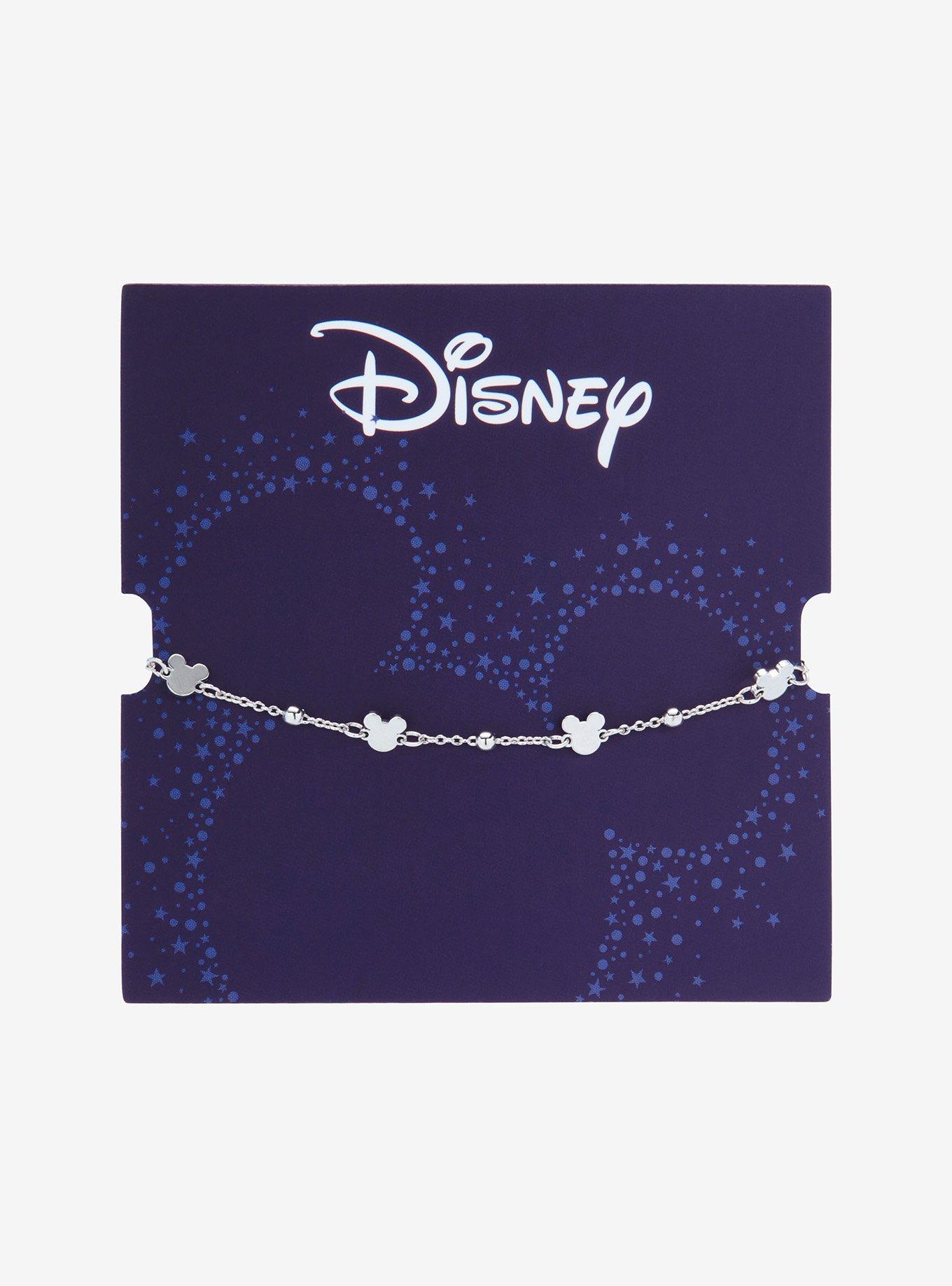 Disney Mickey Mouse Silhouettes Silver Bracelet - BoxLunch Exclusive