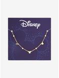 Disney Mickey Mouse Silhouettes Gold Necklace - BoxLunch Exclusive, , hi-res