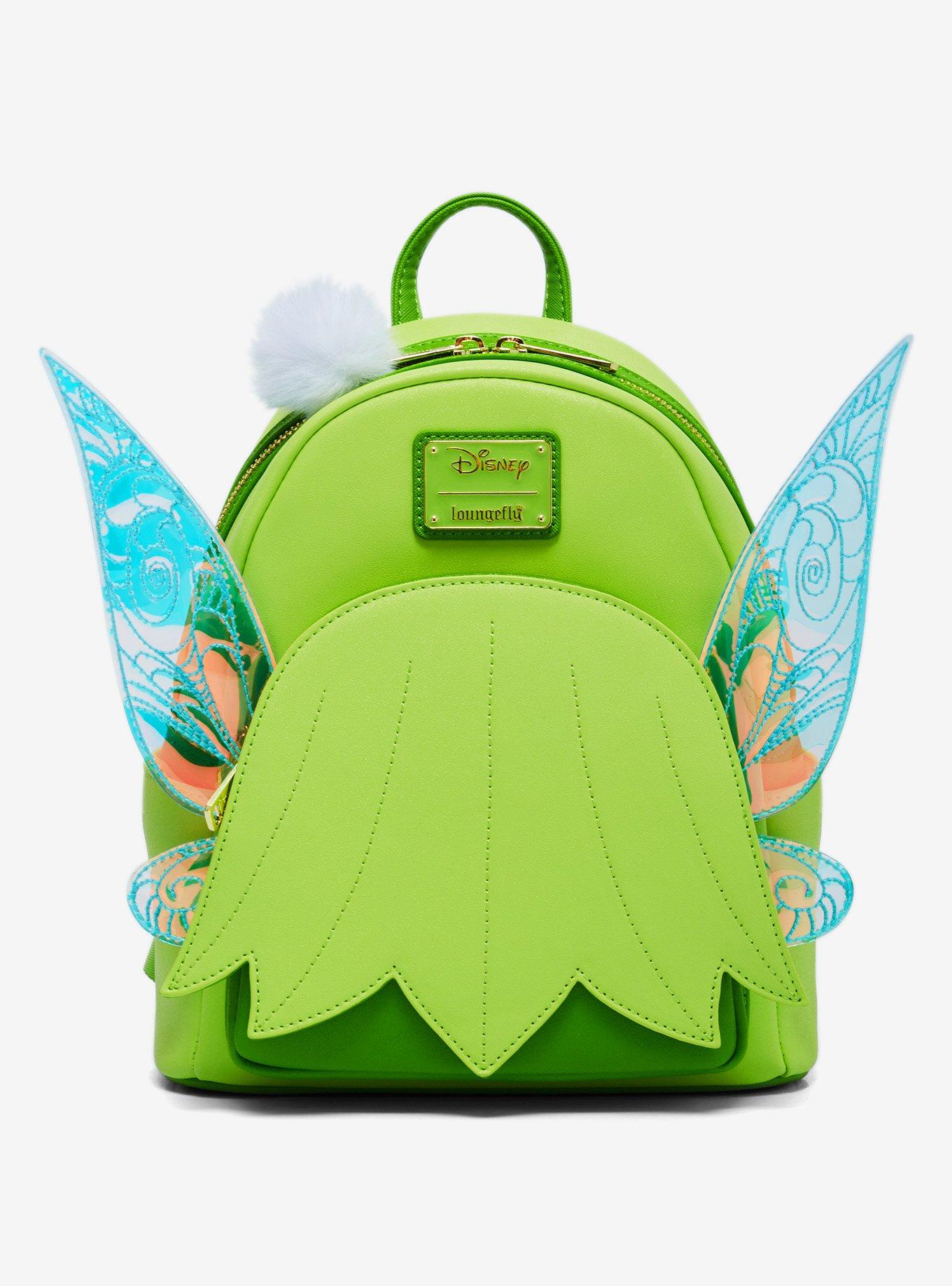 Loungefly Disney Peter Pan Tinker Bell Figural Glow-in-the-Dark Mini Backpack - BoxLunch Exclusive