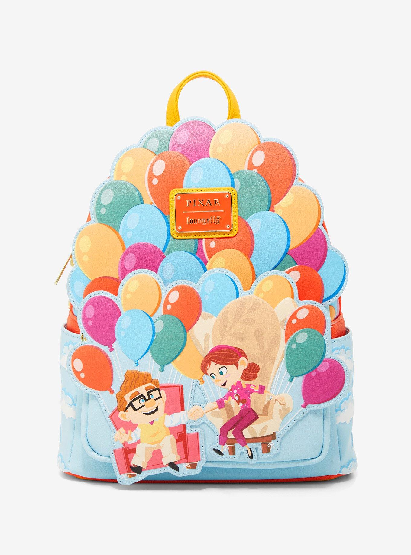 Loungefly Disney Pixar Up Carl & Ellie Balloons Mini Backpack - BoxLunch Exclusive, , hi-res