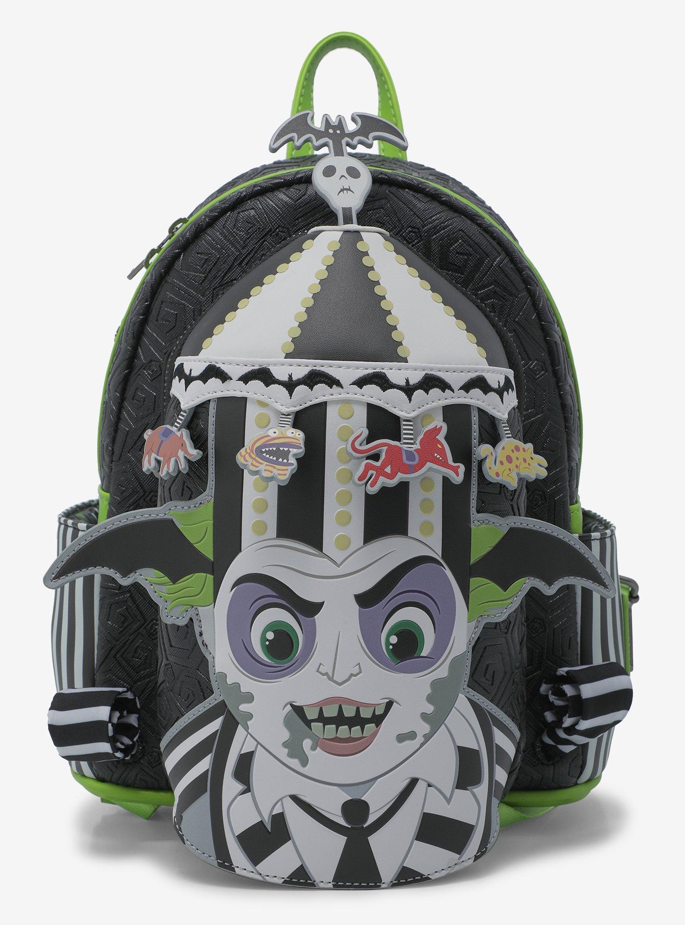 Loungefly Beetlejuice Carousel Glow-in-the-Dark Mini Backpack