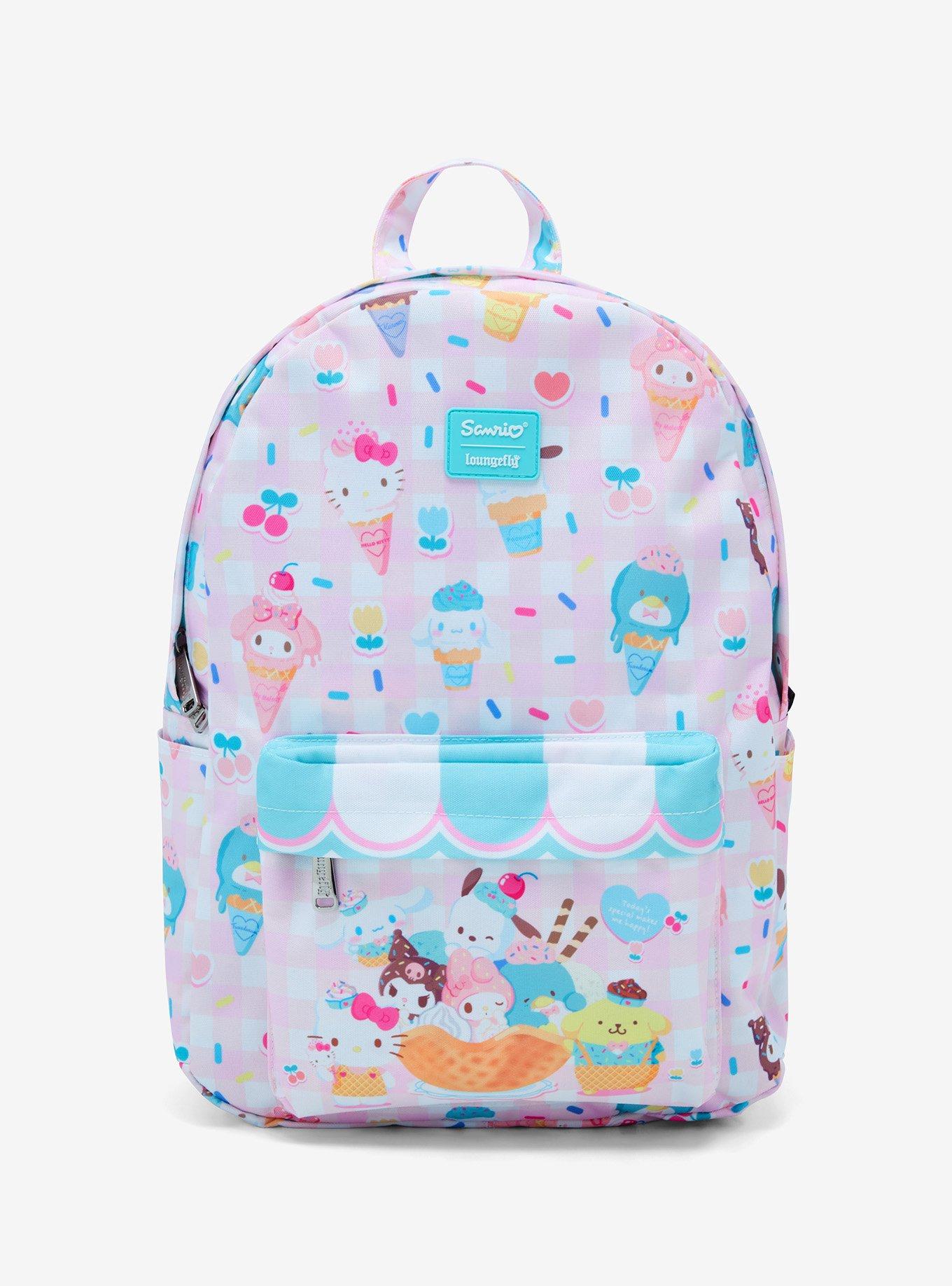 Loungefly Sanrio Hello Kitty and Friends Ice Cream Allover Print Nylon Backpack, , hi-res