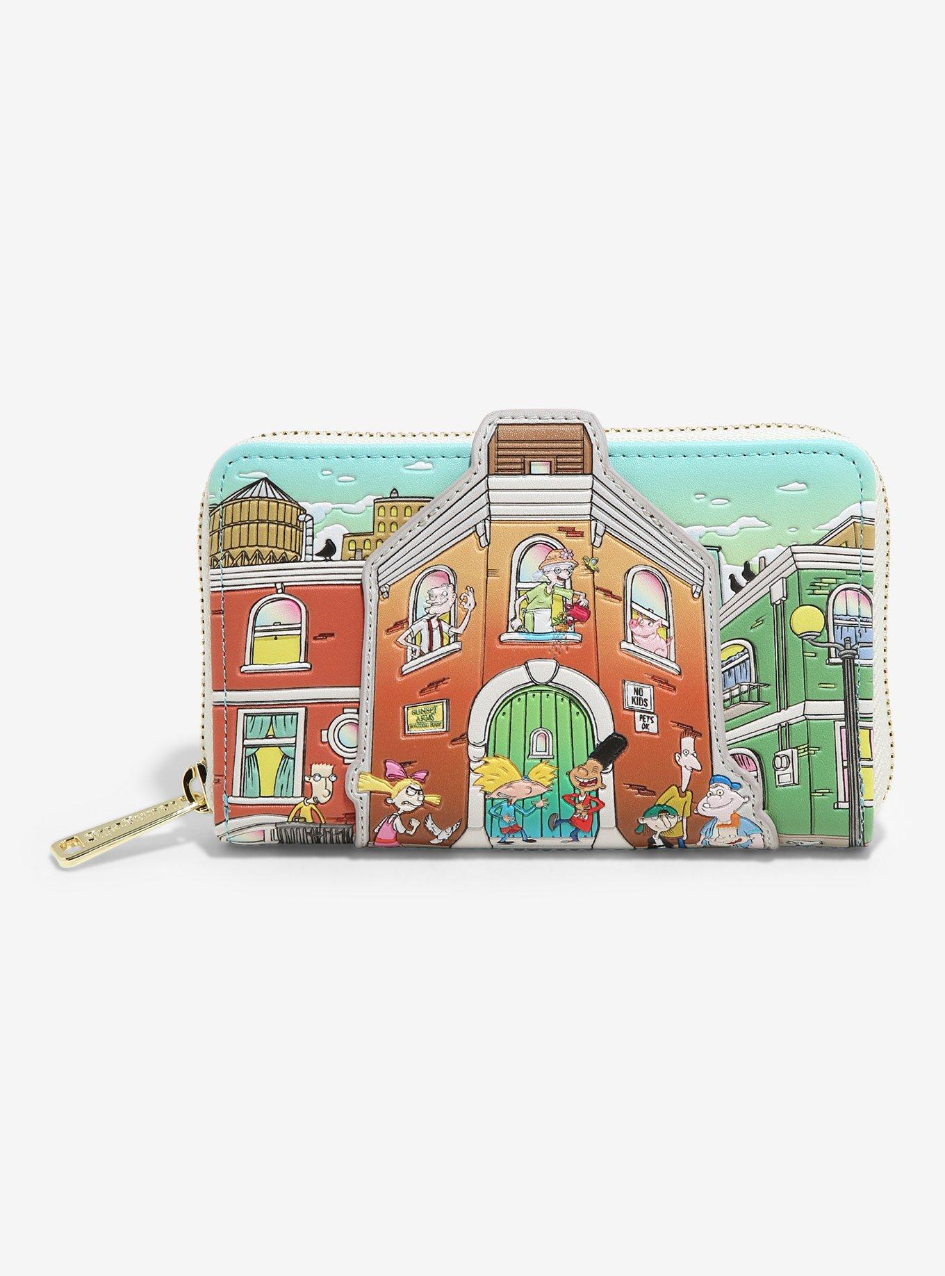 Loungefly Nickelodeon Hey Arnold! House Zip Wallet