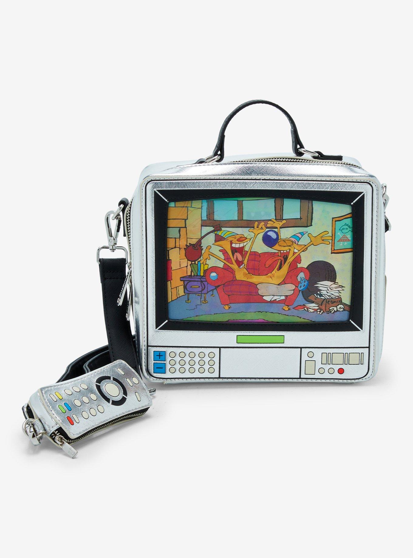 Loungefly Nickelodeon Retro TV Lenticular Figural Crossbody Bag, , hi-res