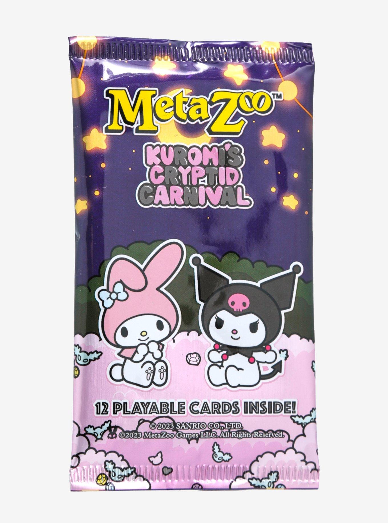 ミイミイ【Shoppingcart】鬼滅 Meta Zoo Sanrio Kuromi's Cryptid Carnival Trading Card Pack | BoxLunch