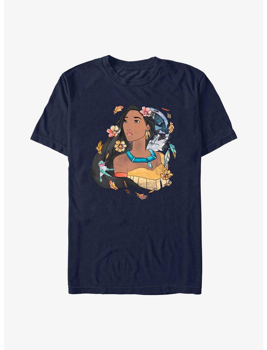 Disney Pocahontas Dreamcatcher Sketch T-Shirt, NAVY, hi-res