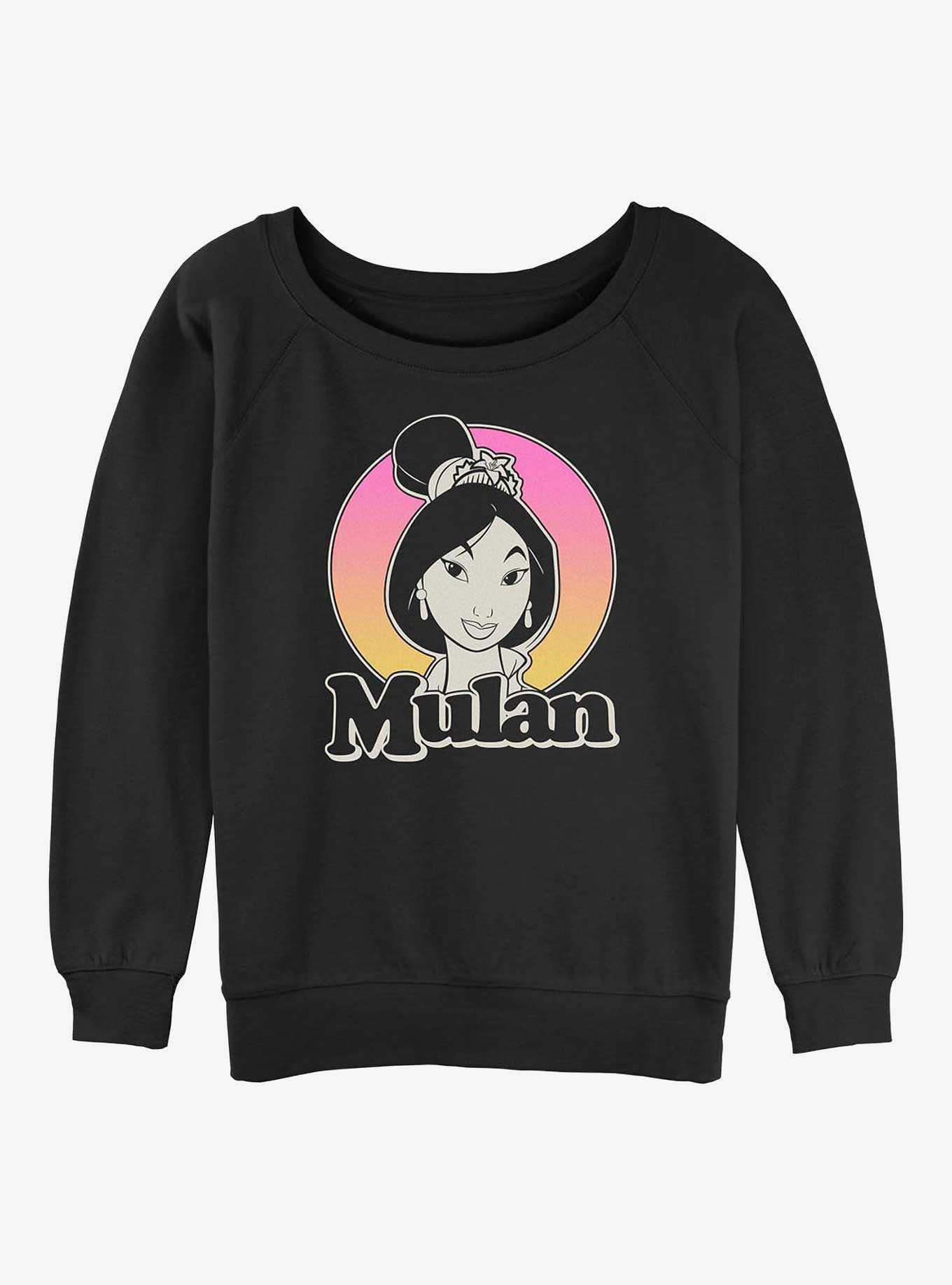 Disney Mulan Classic Mulan Womens Slouchy Sweatshirt, , hi-res