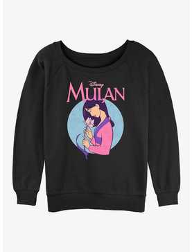 Disney Mulan Vintage Mulan Womens Slouchy Sweatshirt, , hi-res