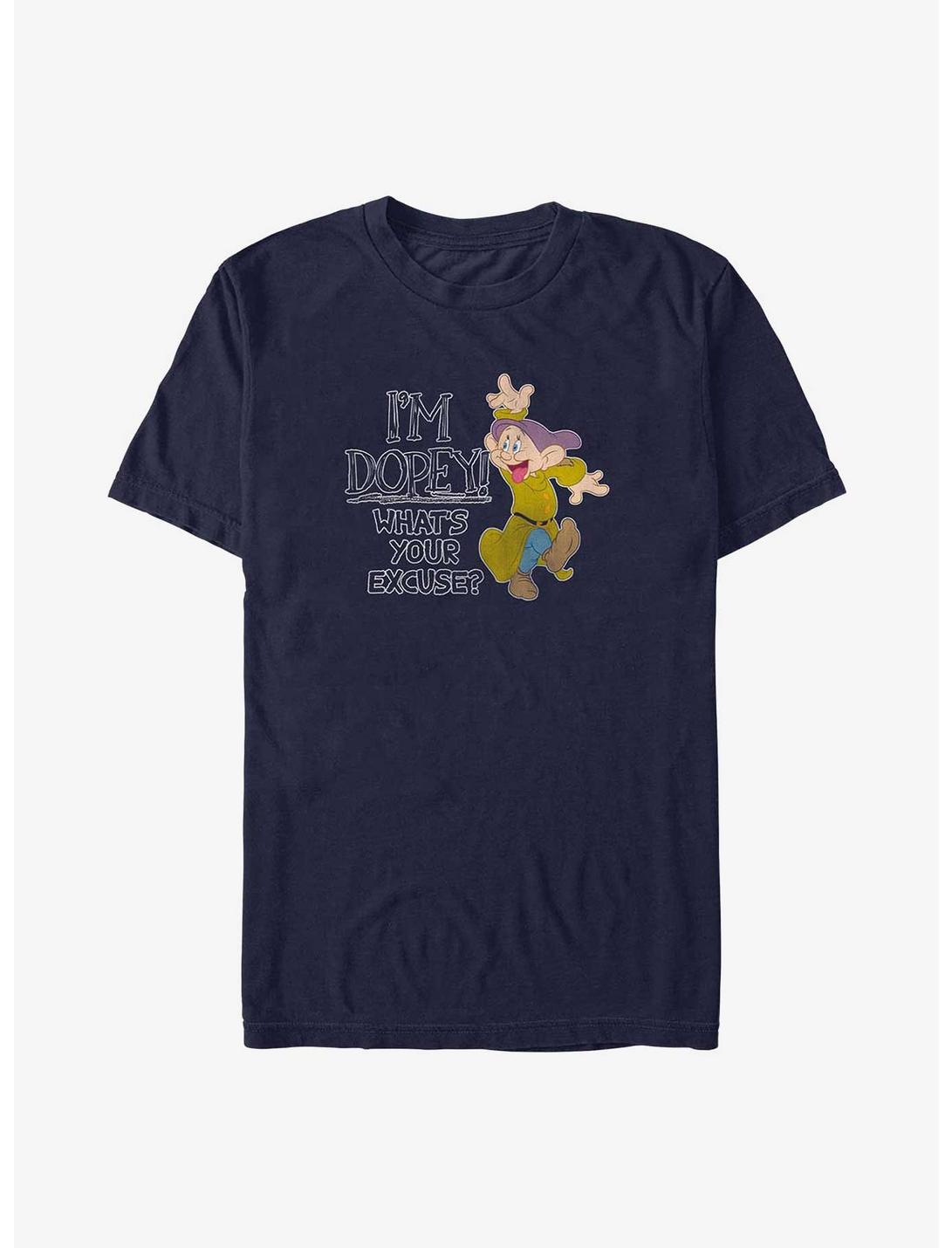 Disney Snow White and the Seven Dwarfs I'm Dopey T-Shirt, NAVY, hi-res