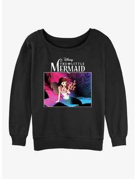 Disney The Little Mermaid New Wave Ariel Womens Slouchy Sweatshirt, , hi-res