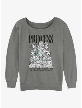 Disney Princess Princess Portrait Womens Slouchy Sweatshirt, , hi-res